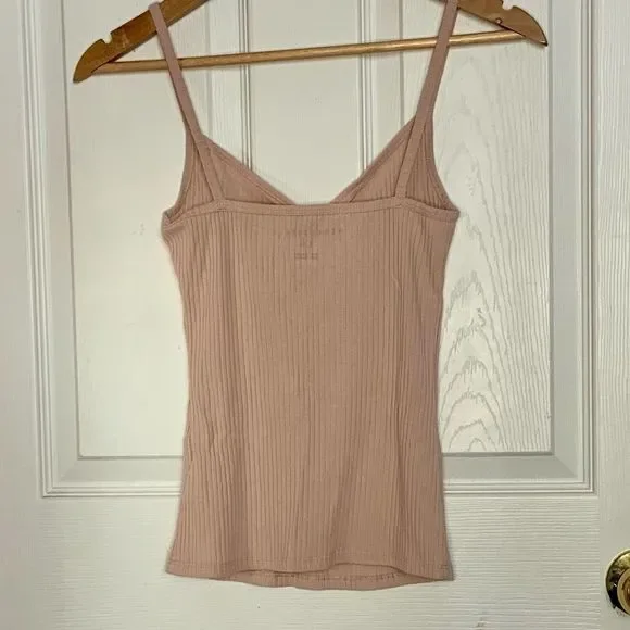Pink Ribbed Women's Top - Picture 3 of 4